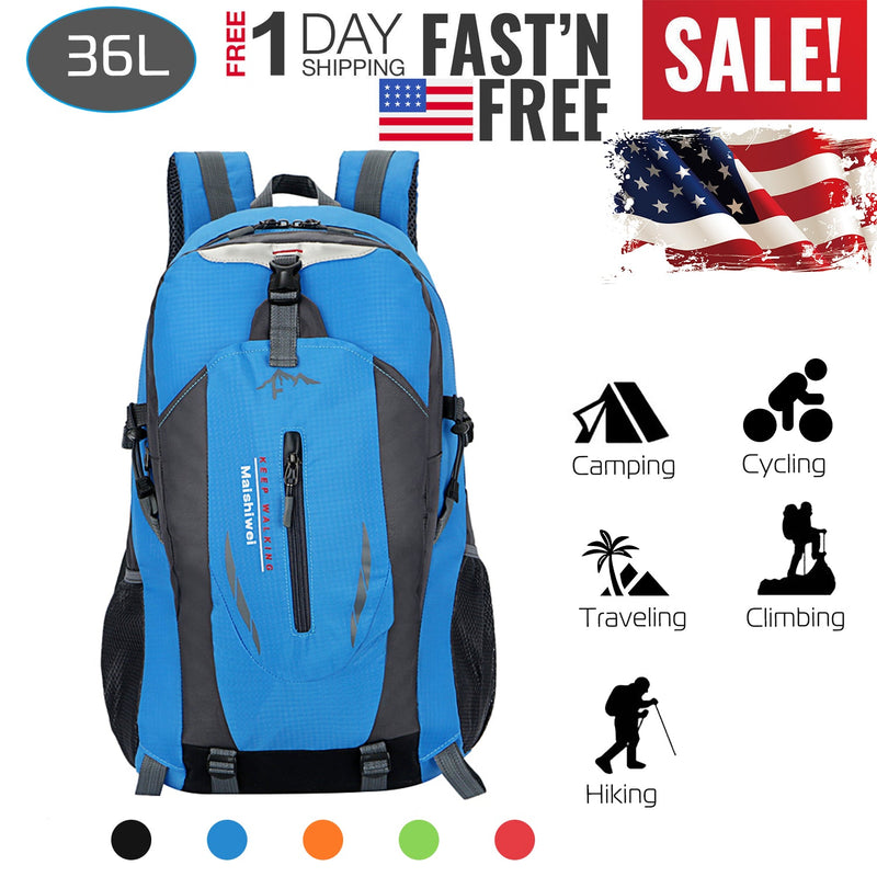 Load image into Gallery viewer, 36L Outdoor Backpack Waterproof Daypack Travel Knapsack

