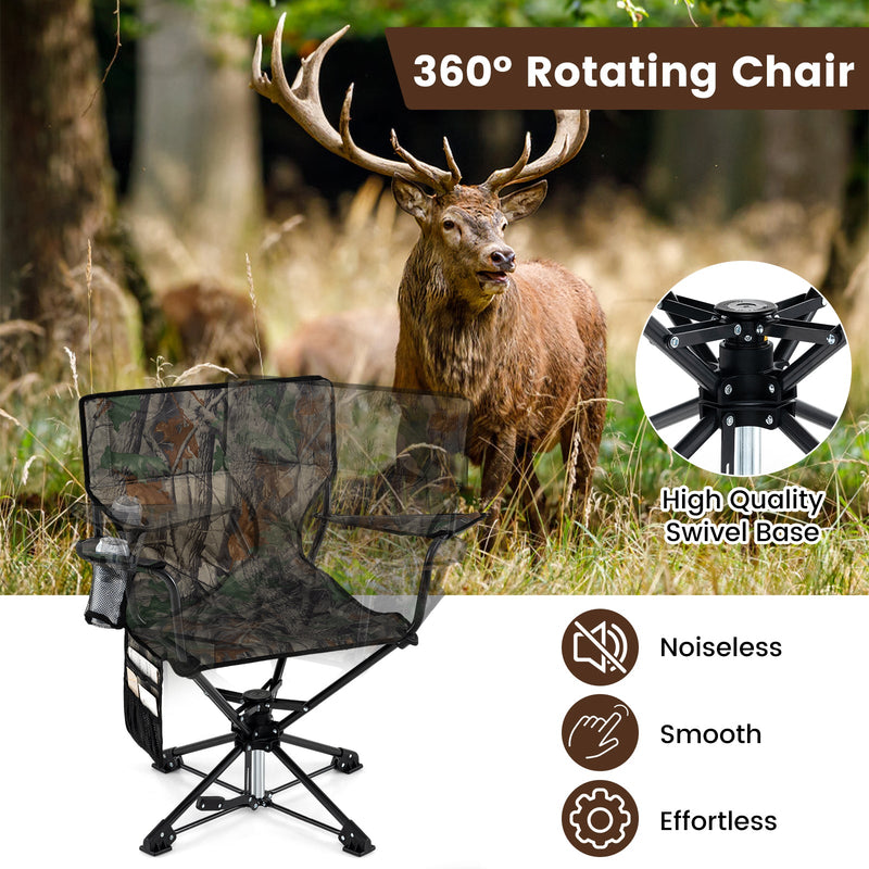 Load image into Gallery viewer, 360° Swivel Hunting Chair Portable Foldable
