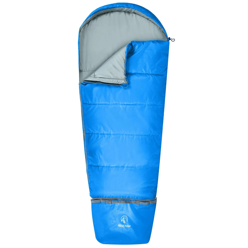 Load image into Gallery viewer, Mummy Kids Sleeping Bag for Camping,Blue Rose
