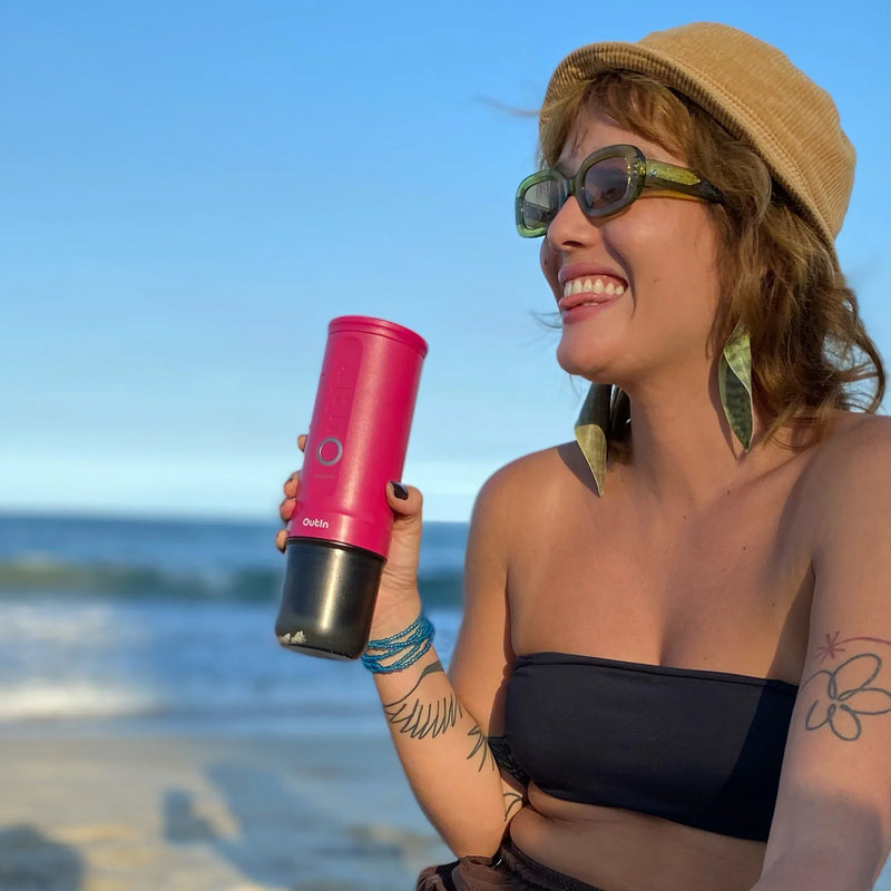 Load image into Gallery viewer, Nano Portable Espresso Machine (Fuchsia Pink)
