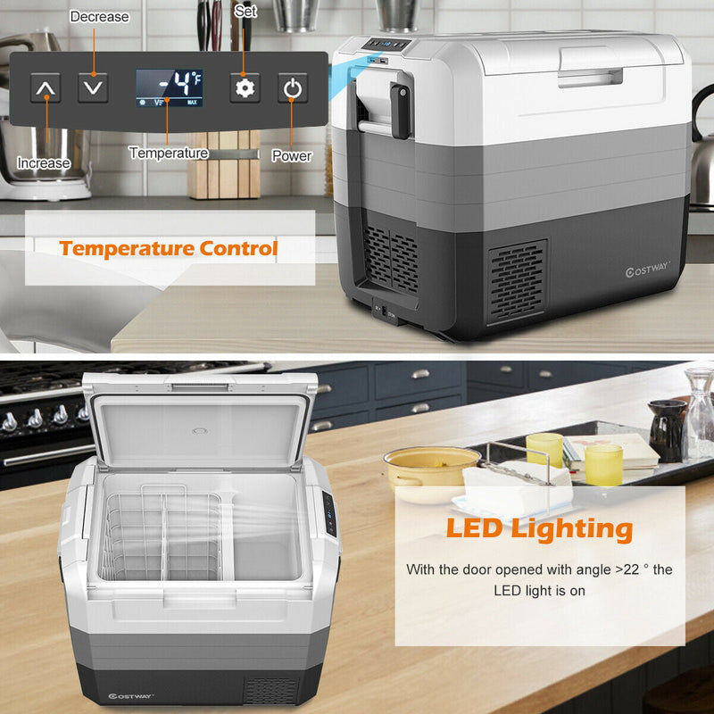 Load image into Gallery viewer, 58 Quart Portable Electric Camping Car Cooler
