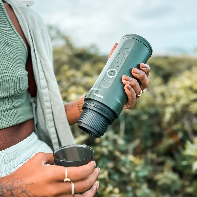 Load image into Gallery viewer, Nano Portable Espresso Machine (Forest Green)
