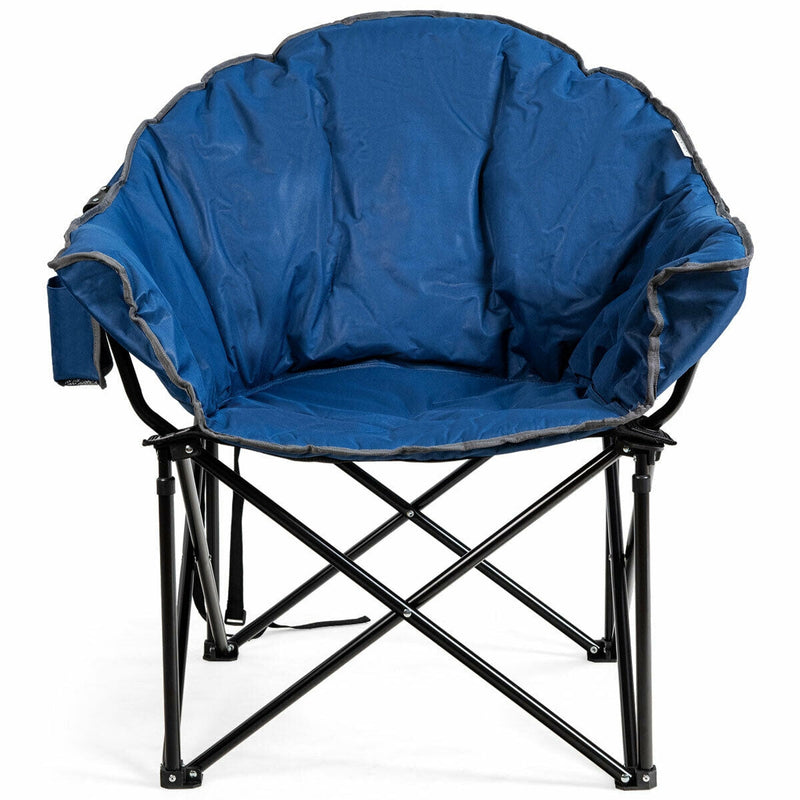Load image into Gallery viewer, Folding Camping Moon Padded Chair with Carrying Bag
