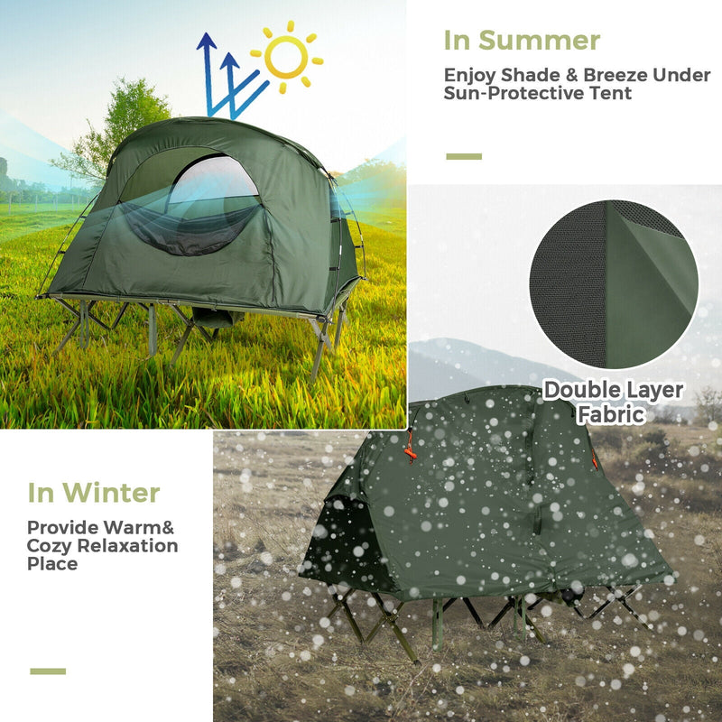Load image into Gallery viewer, 2-Person Outdoor Camping Tent with External Cover
