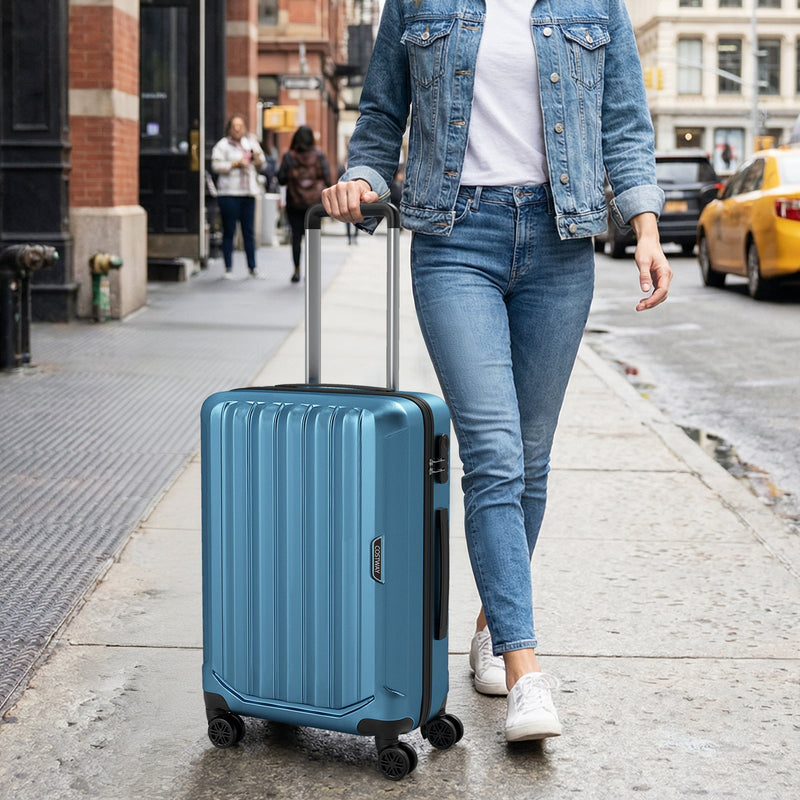 Load image into Gallery viewer, 3-Piece Hardside Luggage Set (20/24/28 Inch) Lightweight with 3-Digital Lock
