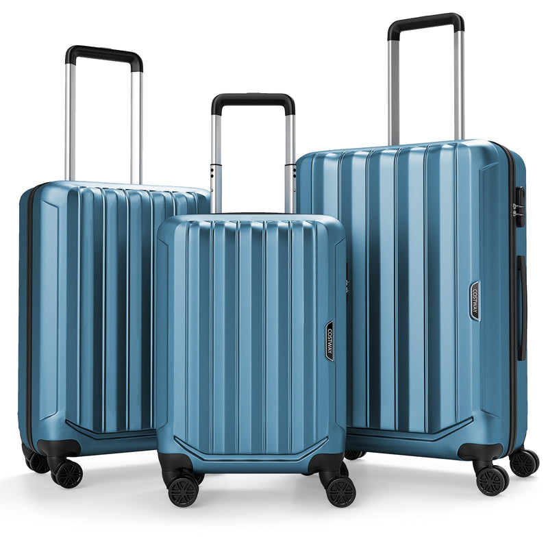 Load image into Gallery viewer, 3-Piece Hardside Luggage Set (20/24/28 Inch) Lightweight with 3-Digital Lock

