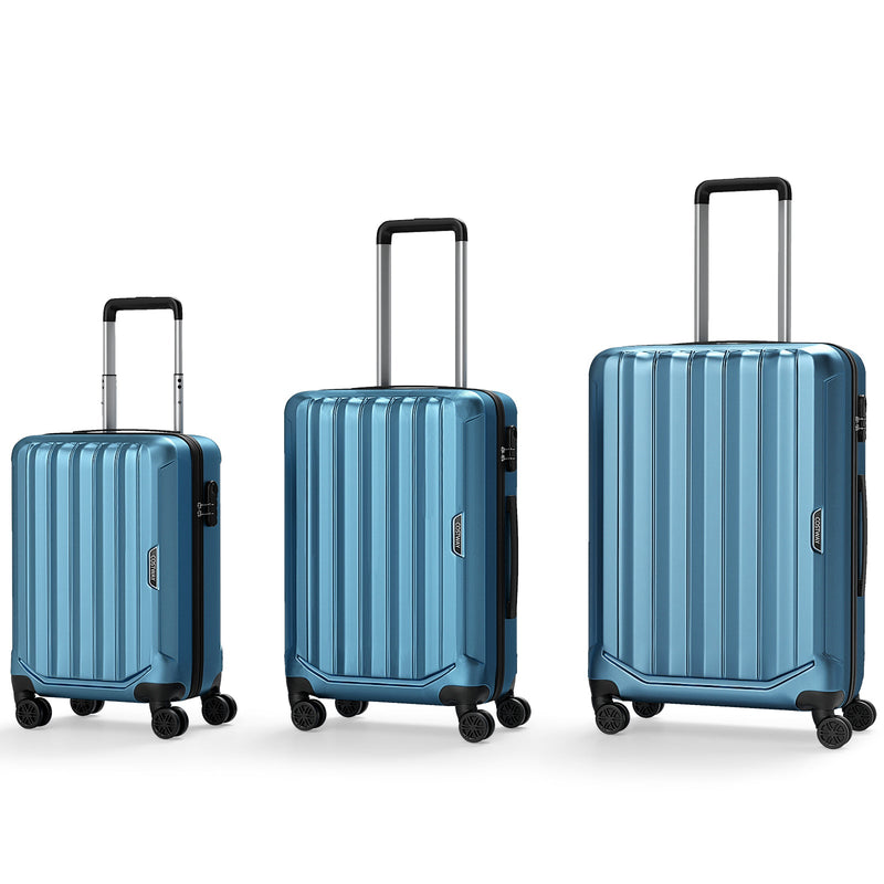 Load image into Gallery viewer, 3-Piece Hardside Luggage Set (20/24/28 Inch) Lightweight with 3-Digital Lock
