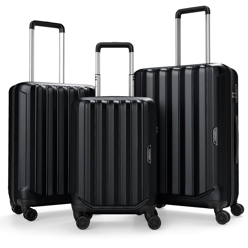 Load image into Gallery viewer, 3-Piece Hardside Luggage Set (20/24/28 Inch) Lightweight with 3-Digital Lock
