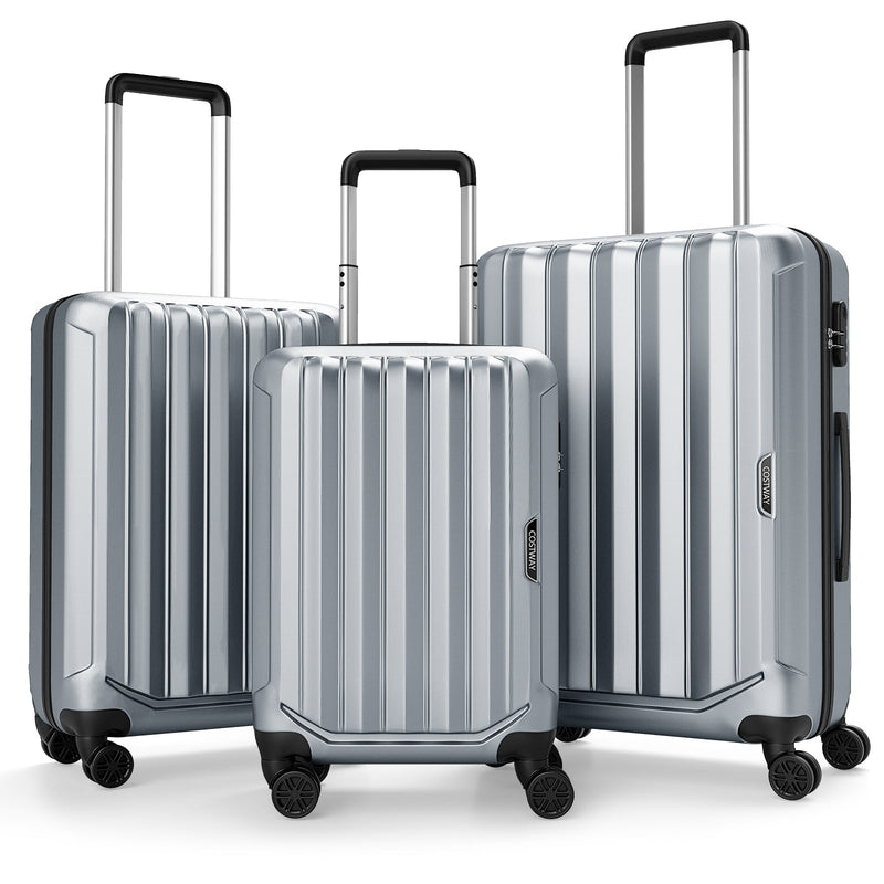 Load image into Gallery viewer, 3-Piece Hardside Luggage Set (20/24/28 Inch) Lightweight with 3-Digital Lock
