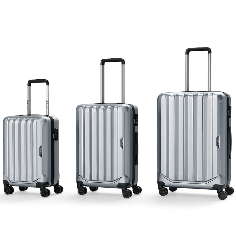 Load image into Gallery viewer, 3-Piece Hardside Luggage Set (20/24/28 Inch) Lightweight with 3-Digital Lock
