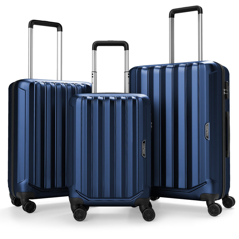 Load image into Gallery viewer, 3-Piece Hardside Luggage Set (20/24/28 Inch) Lightweight with 3-Digital Lock
