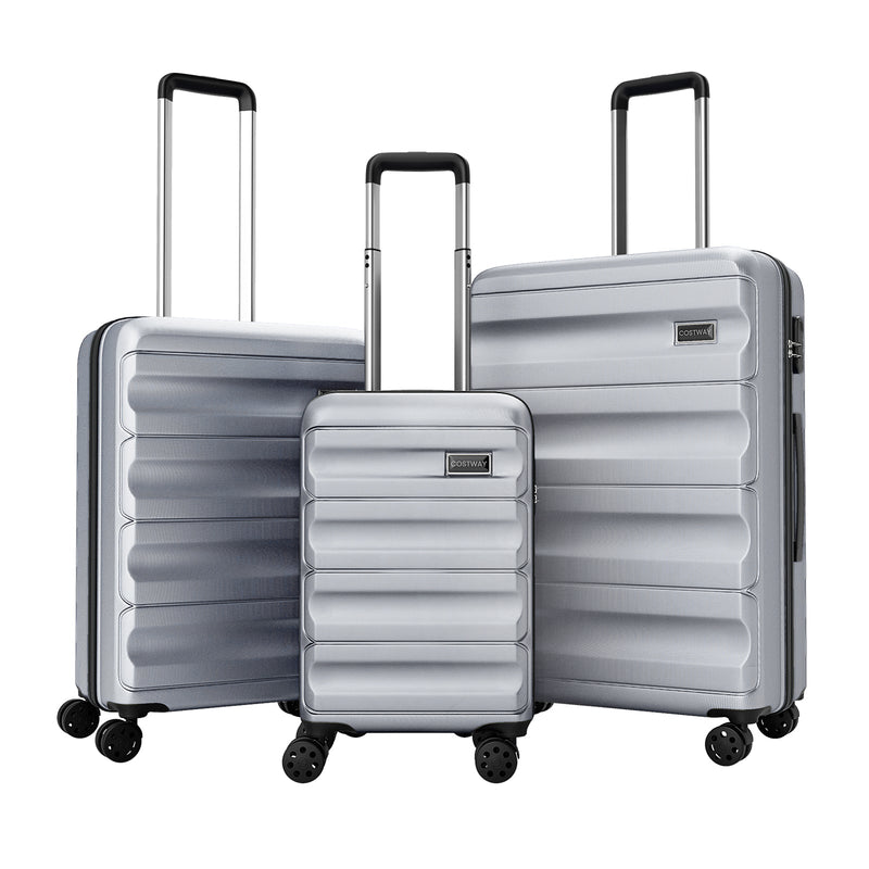 Load image into Gallery viewer, 3-Piece Hardside Luggage Set 20/24/28 Inch Lightweight Hardside Suitcases
