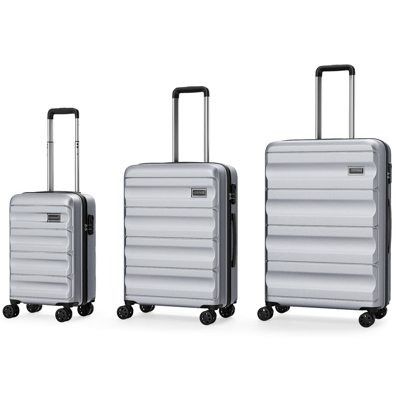 Load image into Gallery viewer, 3-Piece Hardside Luggage Set 20/24/28 Inch Lightweight Hardside Suitcases
