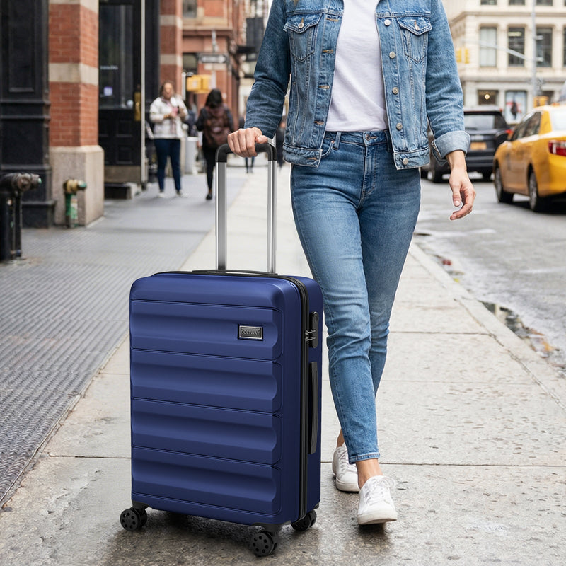 Load image into Gallery viewer, 3-Piece Hardside Luggage Set 20/24/28 Inch Lightweight Hardside Suitcases
