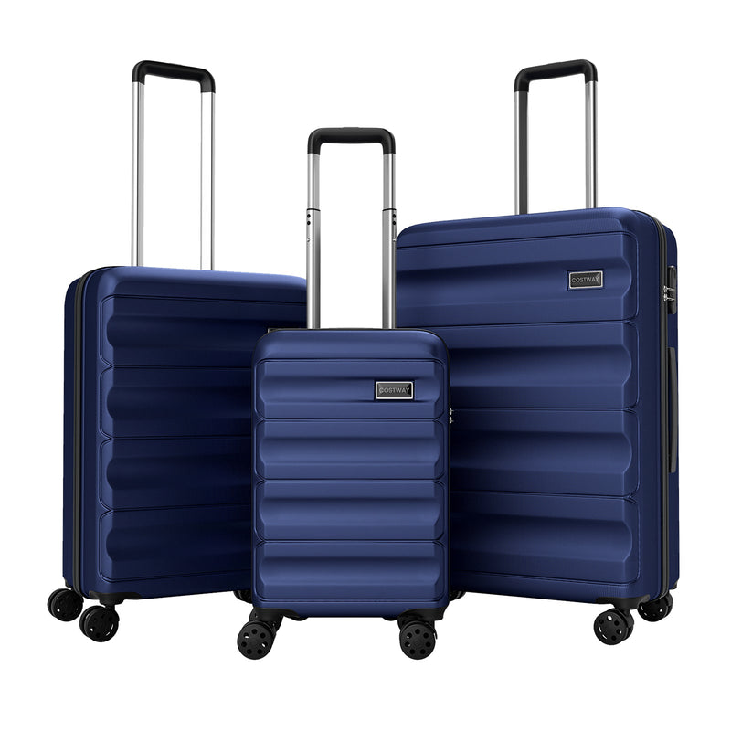 Load image into Gallery viewer, 3-Piece Hardside Luggage Set 20/24/28 Inch Lightweight Hardside Suitcases
