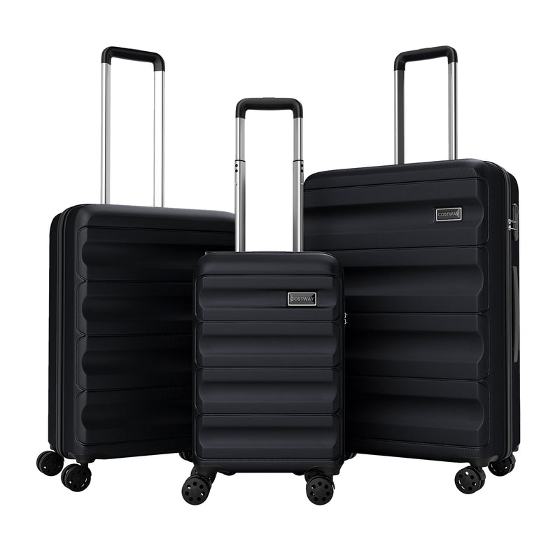Load image into Gallery viewer, 3-Piece Hardside Luggage Set 20/24/28 Inch Lightweight Hardside Suitcases
