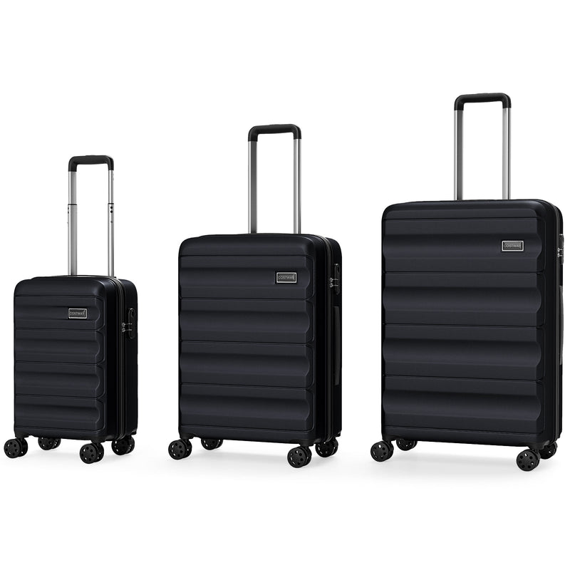 Load image into Gallery viewer, 3-Piece Hardside Luggage Set 20/24/28 Inch Lightweight Hardside Suitcases
