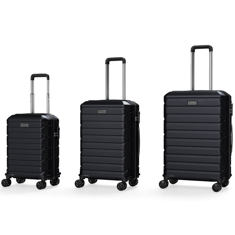 Load image into Gallery viewer, 3-Piece Hardside Luggage Set Lightweight Hardside Suitcases with 8-Spinner Wheels

