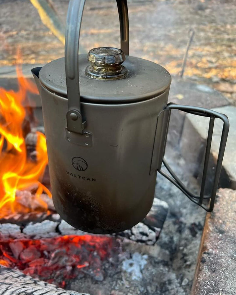 Load image into Gallery viewer, Titanium Coffee Percolator Taste Coffee, Not Metal · 1.5L · 6 Cups · 395g Ultralight
