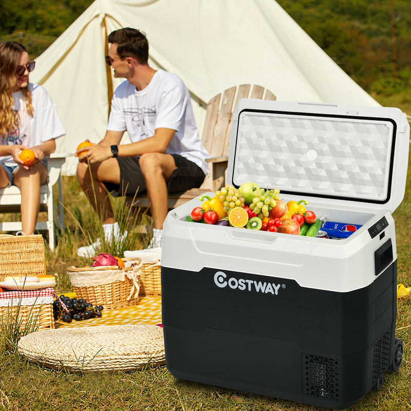 Load image into Gallery viewer, 42 QT Portable Dual-Zone Car Refrigerator

