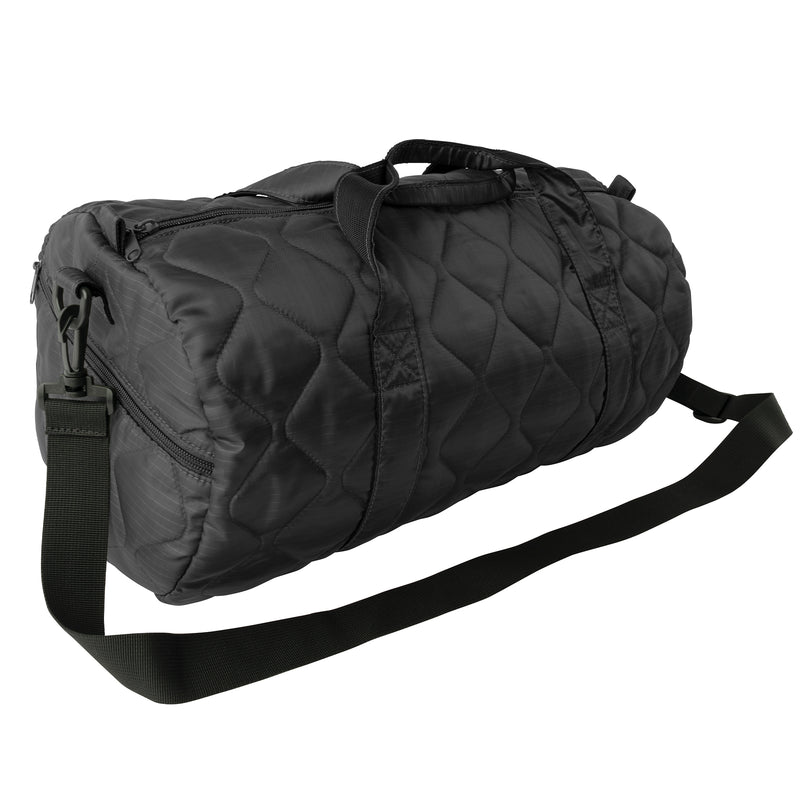 Load image into Gallery viewer, Rothco Lightweight Woobie Duffle Bag Black
