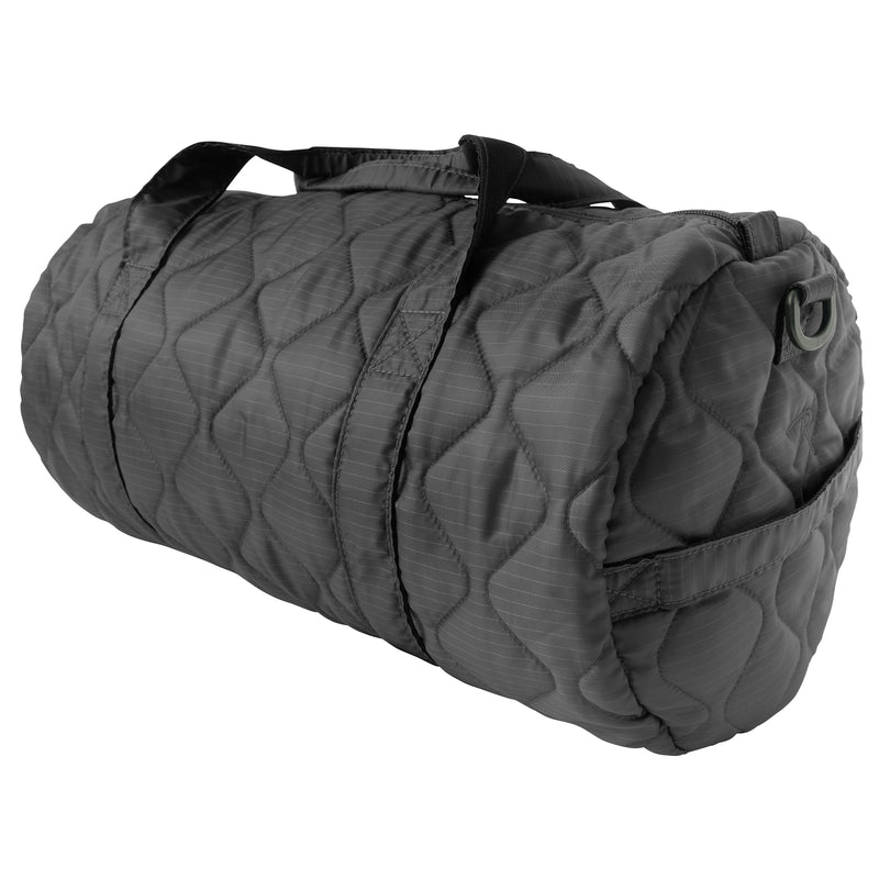 Load image into Gallery viewer, Rothco Lightweight Woobie Duffle Bag Black
