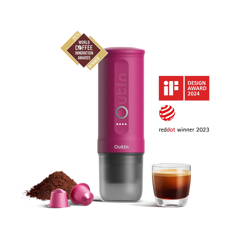 Load image into Gallery viewer, Nano Portable Espresso Machine (Fuchsia Pink)
