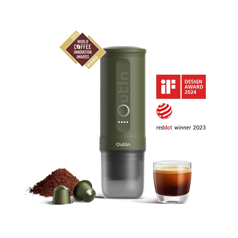 Load image into Gallery viewer, Nano Portable Espresso Machine (Forest Green)
