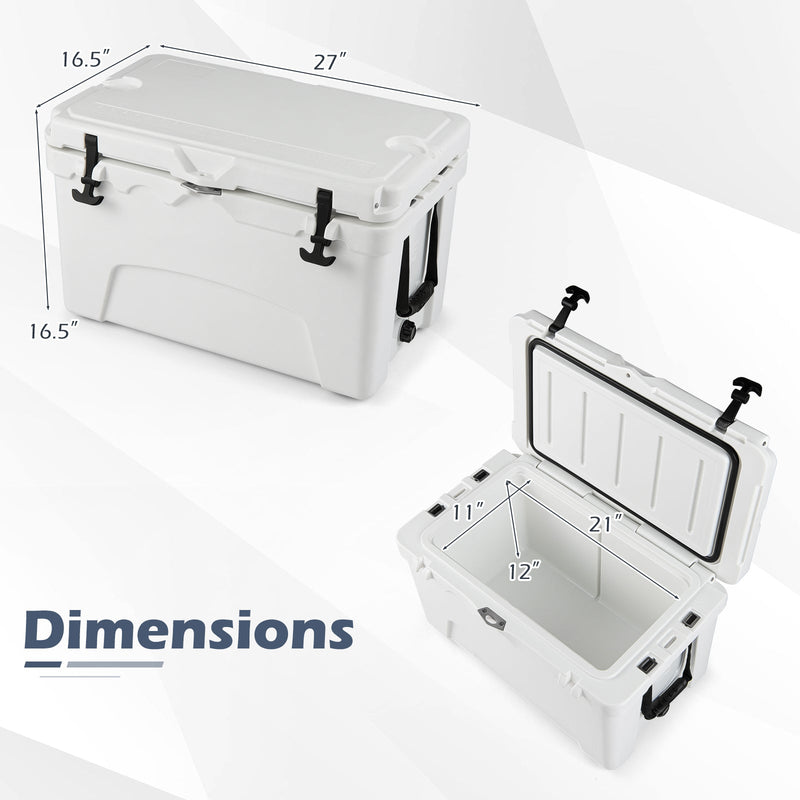 Load image into Gallery viewer, 45 Quart Portable Hard Cooler Insulated Ice Chest Keeps Cool for up to 6 Days
