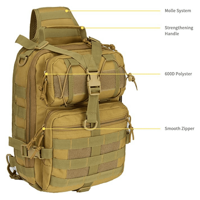 Load image into Gallery viewer, Tactical Medium 15L Sling Backpack Range Bag
