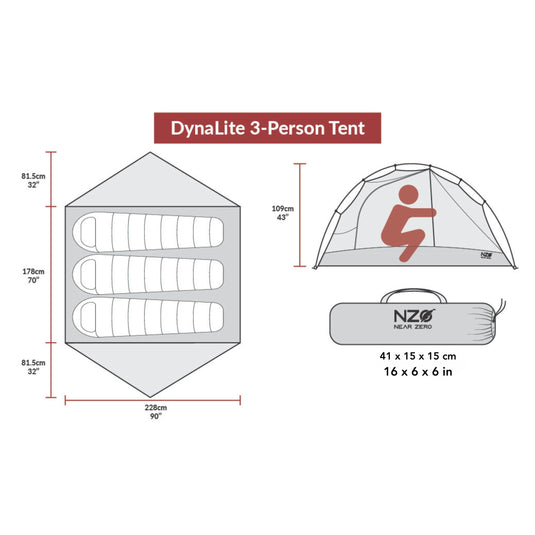 3P DynaLite Tent – Artemis Outdoor