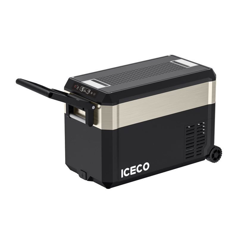 Load image into Gallery viewer, JP40 Pro Dual Zone Wheeled Portable Freezer- Golden | ICECO | 40 LT
