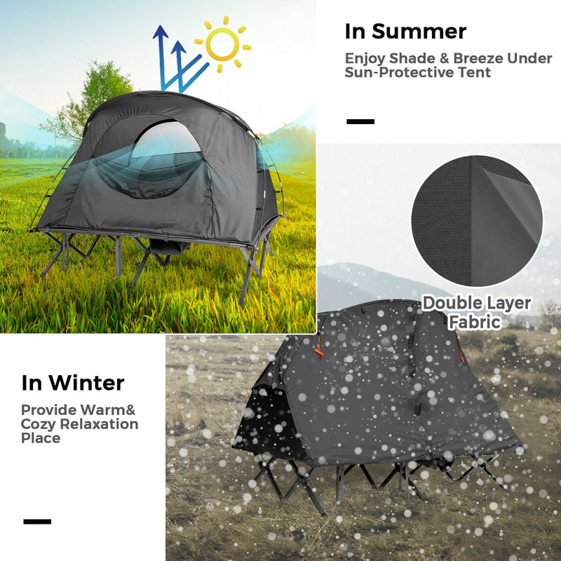 Load image into Gallery viewer, 2-Person Outdoor Camping Tent with External Cover
