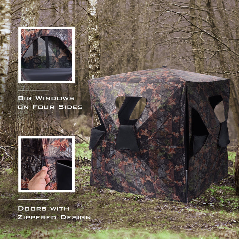 Load image into Gallery viewer, Ground Hunting Blind Portable Deer Pop Up Camo Hunter
