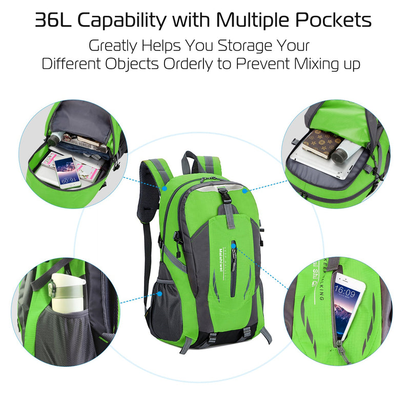 Load image into Gallery viewer, 36L Outdoor Backpack Waterproof Daypack Travel Knapsack
