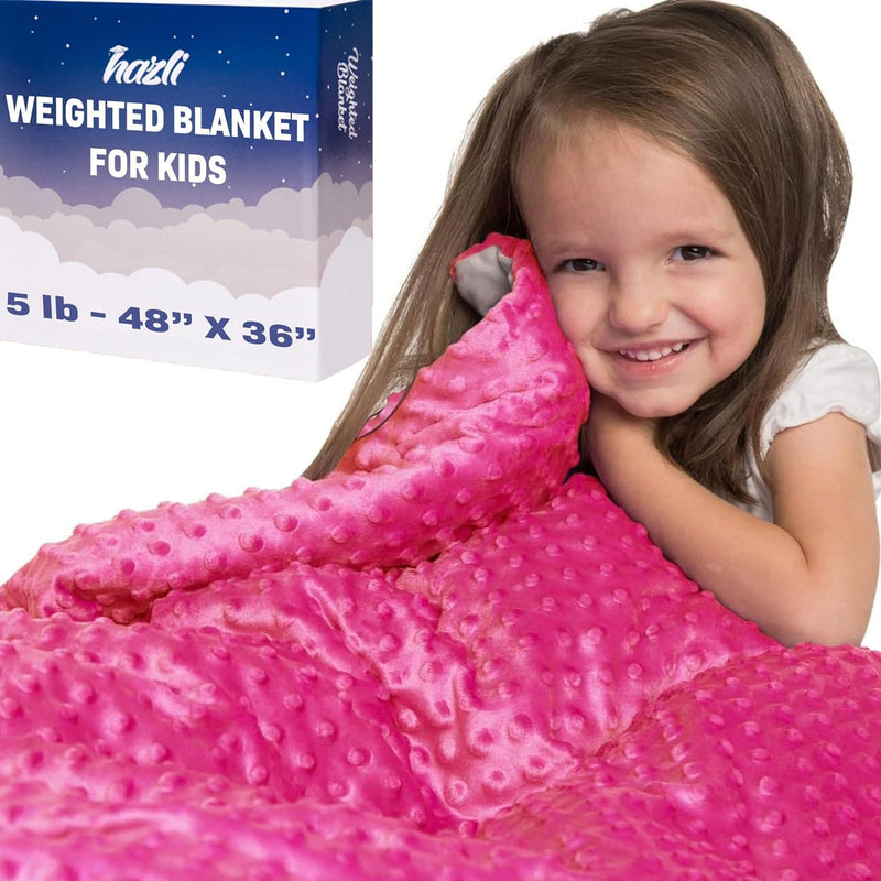 Load image into Gallery viewer, 5 Lbs Weighted Blanket for Kids with Removable Cover - 36" x 48"
