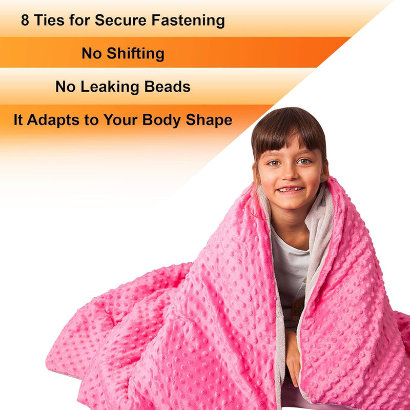 Load image into Gallery viewer, 5 Lbs Weighted Blanket for Kids with Removable Cover - 36" x 48"

