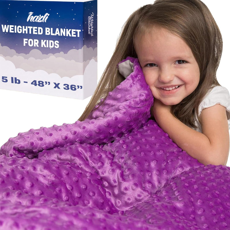 Load image into Gallery viewer, 5 Lbs Weighted Blanket for Kids with Removable Cover - 36" x 48"
