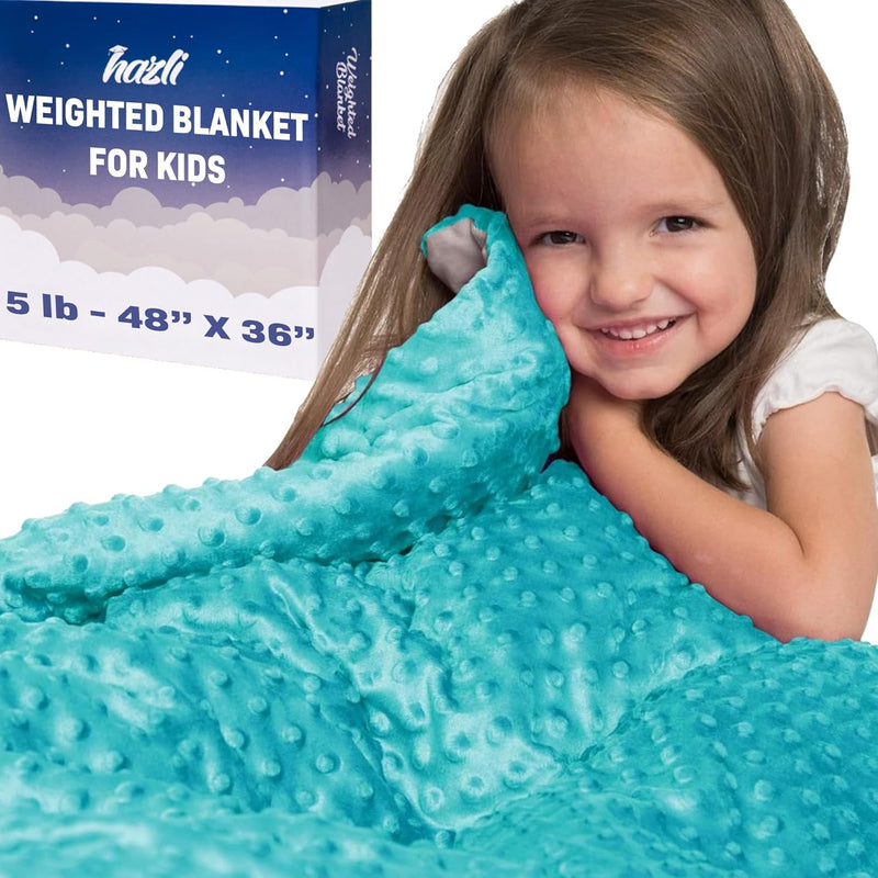 Load image into Gallery viewer, 5 Lbs Weighted Blanket for Kids with Removable Cover - 36" x 48"
