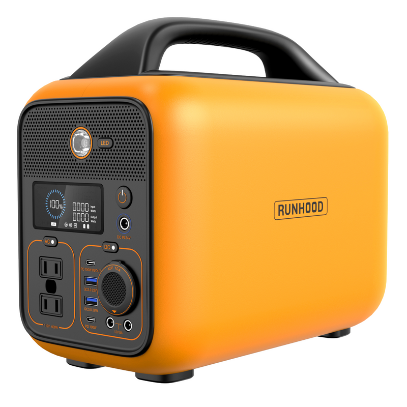 Load image into Gallery viewer, Runhood RALLYE 600 PRO Power Station + 100W solar panel
