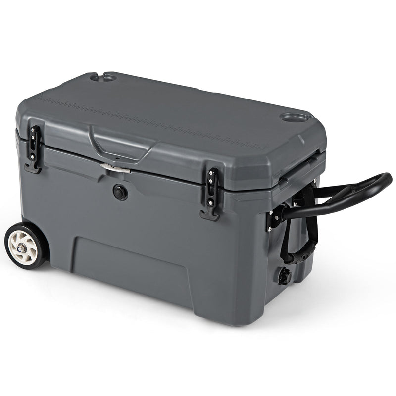 Load image into Gallery viewer, 52 Quart Portable Hard Cooler with 6-Day Ice Retention and Wheels
