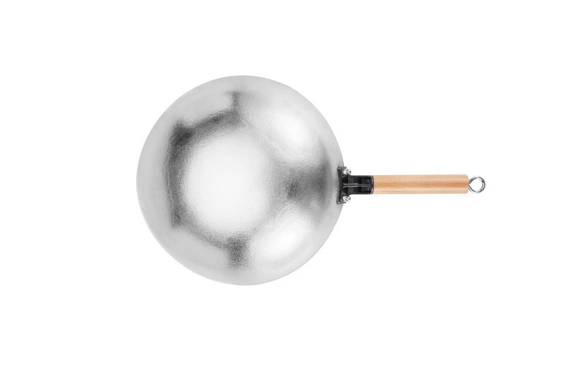 Load image into Gallery viewer, Valtcan T35 Titanium Wok Pan The Last Wok You’ll Ever Buy. 14” Pure Titanium · 3 lbs · No Coatings · No Seasoning · No Expiration Date
