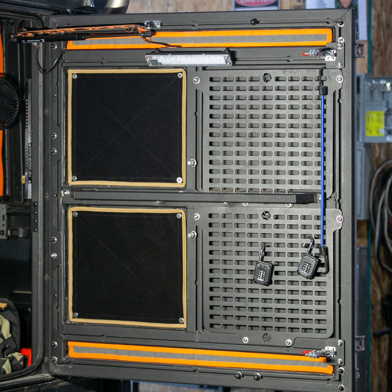 Load image into Gallery viewer, RiPouch™ Alu-Cab Rear Door Velcro Panel - Canopy Camper
