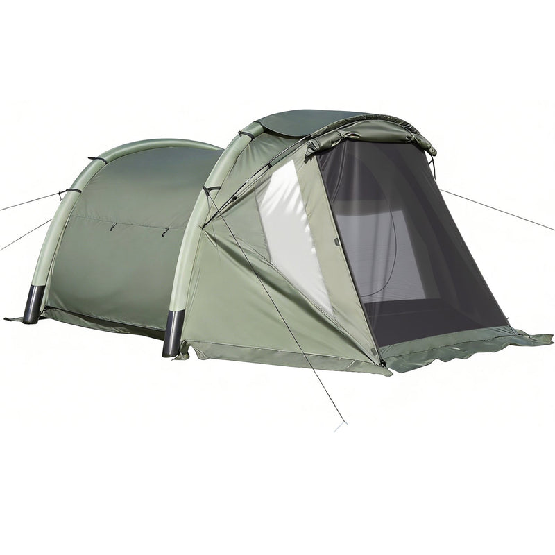 Load image into Gallery viewer, 5-7 Person Inflatable Camping Tent with Screened Porch-Green
