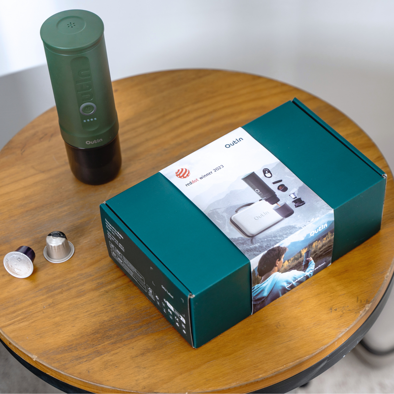 Load image into Gallery viewer, Traveler Espresso Gift Set (Forest Green)
