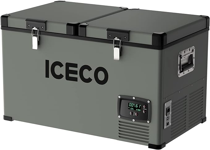 VL60 Dual Zone Metal Fridge Freezer with Cover | ICECO | 60LT – Artemis ...
