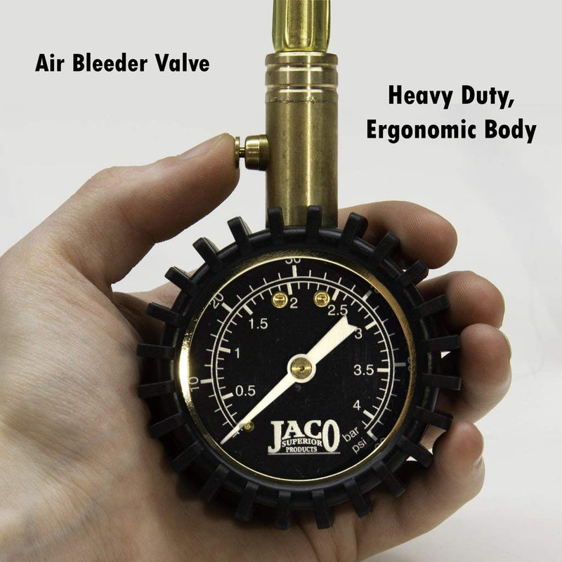 Load image into Gallery viewer, BikePro™ Presta Tire Pressure Gauge - 60 PSI | Presta &amp; Schrader (Mountain Bikes)
