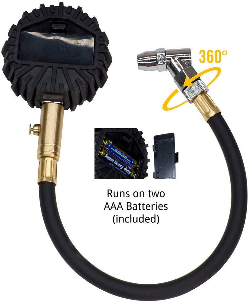 Load image into Gallery viewer, ElitePro™ Digital Tire Pressure Gauge - Professional Accuracy - 100 PSI
