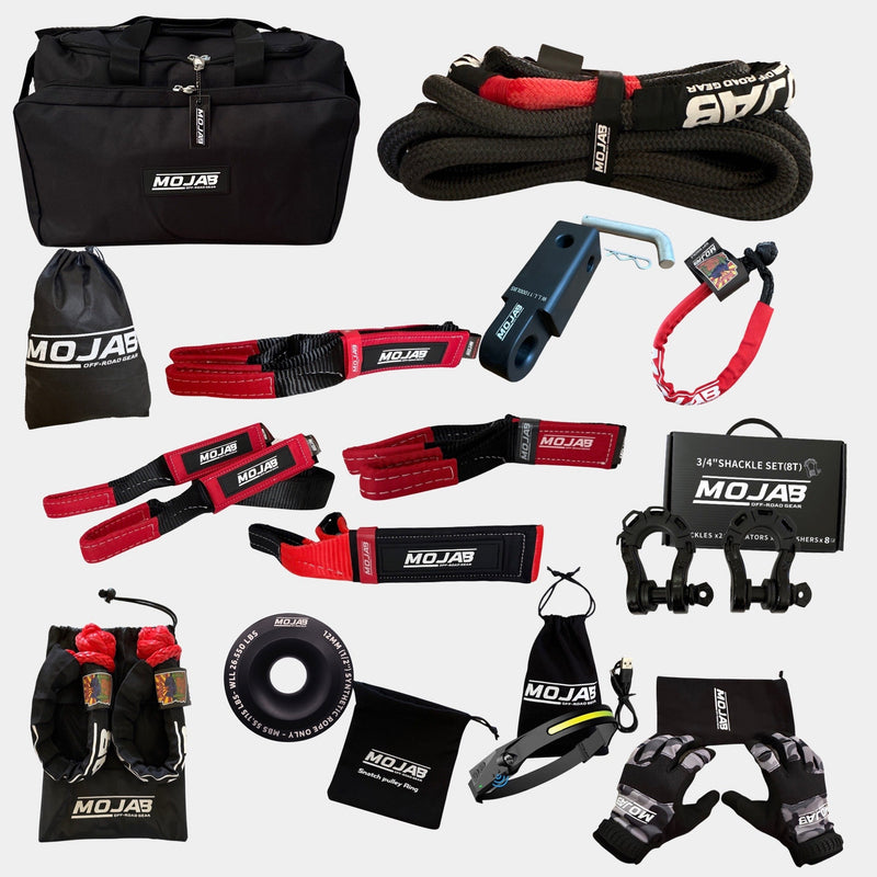 Load image into Gallery viewer, Heavy-Duty Recovery Kit (14 items + 9 storage bags, 4 Velcro tapes) *Lifetime Warranty
