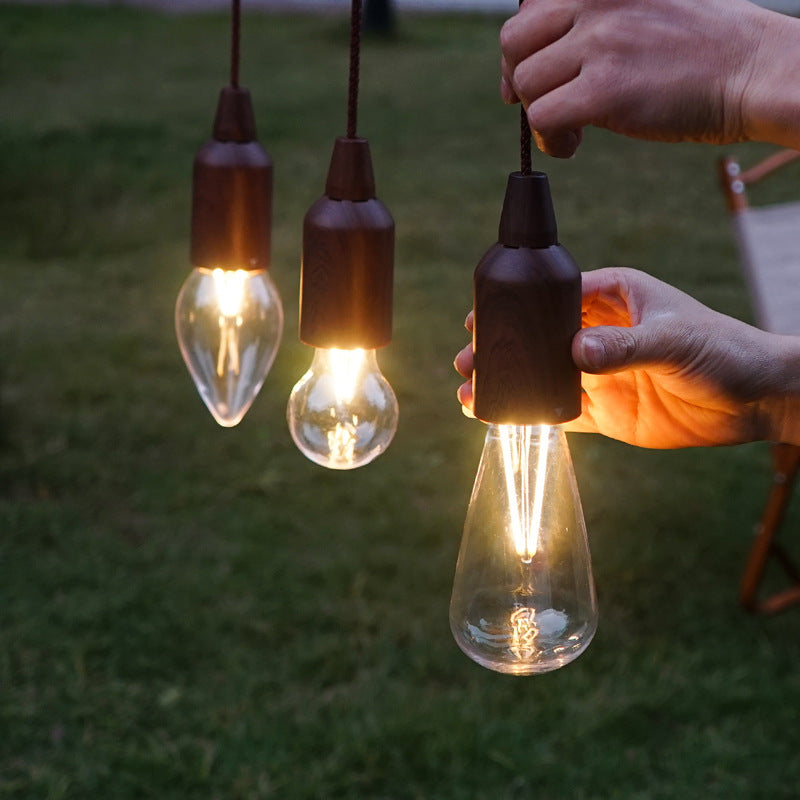 Load image into Gallery viewer, Outdoor Portable Camping Lights Retro Lighting LED Cable Lights Tent Lights Christmas Camping Atmosphere Lights Decorative Chandeliers
